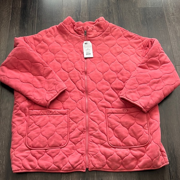 Pink Coral Quilted Jacket - Picture 5 of 10